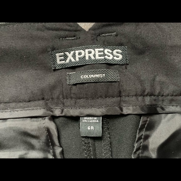 Express Columnist Black Dress Pants - Women’s 6R - Picture 4 of 7